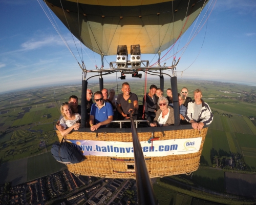 Ballonvlucht boven NH met BAS Ballonvaarten